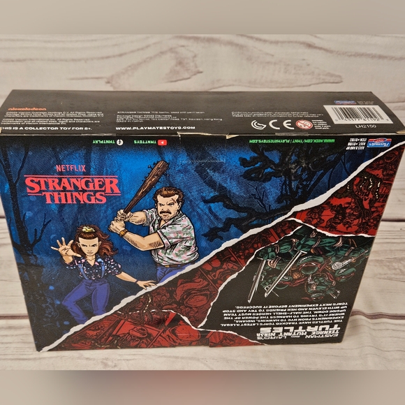 NWT Teenage Mutant Ninja Turtles Stranger Things Raphael & Hopper Action Figures - Picture 4 of 4